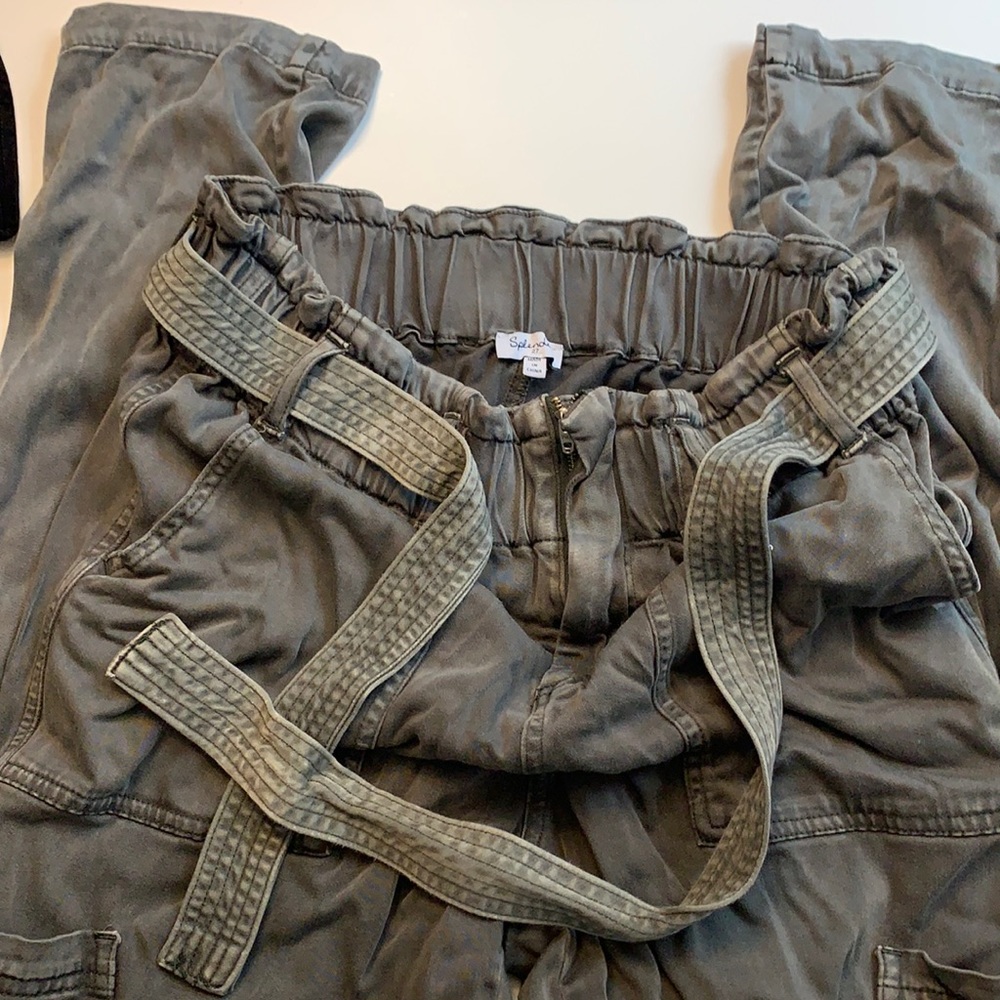 Splendid Paper Bag Pants with Pockets